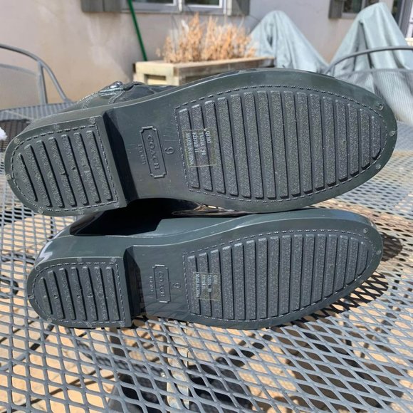 INVENTORY REDUCTION SALE! Coach TASHA Rubber Rain Boots Size 9 New without Tags - Picture 10 of 10